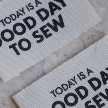 Labels/Webetiketten "Today is a good day to sew" von ATELIER BRUNETTE